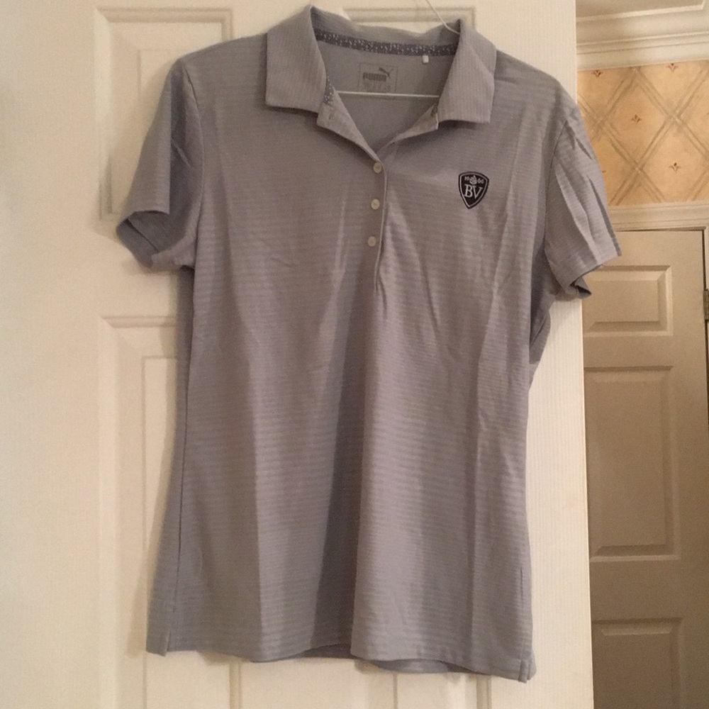 Gray puma W medium golf shirt
